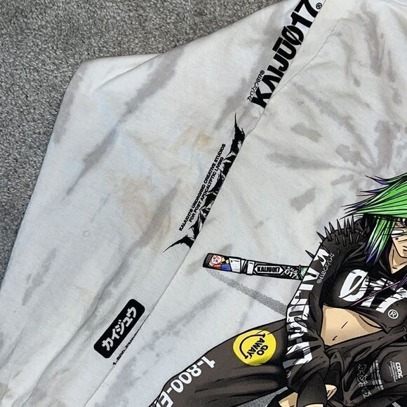 Go Away Smiley Face Anime Japanese Sexy Kitten Samurai T Shirt Japan Kaiju017 M - Picture 4 of 7